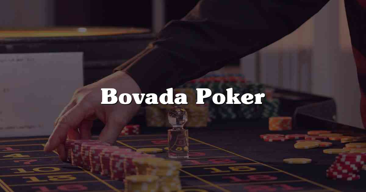 Bovada Poker